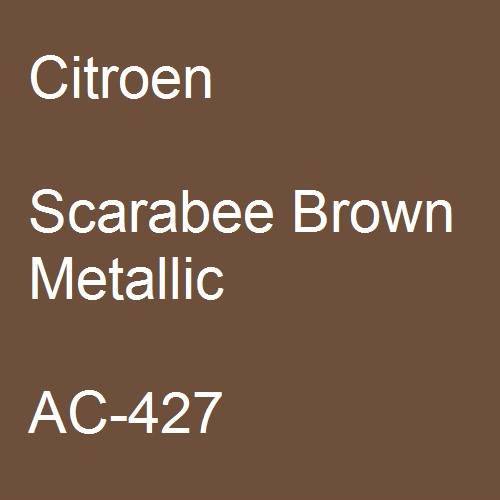 Citroen, Scarabee Brown Metallic, AC-427.